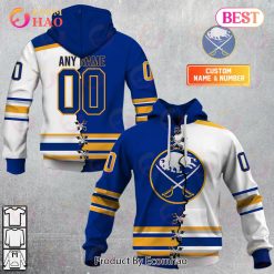 NHL Buffalo Sabres Custom Name Number 2023 Mix Jersey Pullover Hoodie