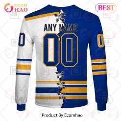 Alternative view of NHL Buffalo Sabres Custom Name Number 2023 Mix Jersey Sweatshirt