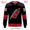 NHL Carolina Hurricanes Custom Name Number 2023 Black Home Jersey Sweatshirt