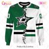 NHL Dallas Stars Custom Name Number 2023 Mix Jersey Sweatshirt