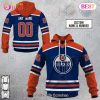 NHL Edmonton Oilers Custom Name Number 2023 Home Jersey Pullover Hoodie