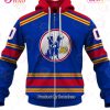 NHL New Jersey Devils Custom Name Number Vintage Kansas City Scouts Home Jersey Zip Up Hoodie