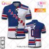 NHL New York Rangers Custom Name Number 2023 Mix Jersey Polo Shirt