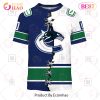 NHL Vancouver Canucks Custom Name Number 2023 Mix Jersey T-Shirt