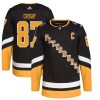 Pittsburgh Penguins Sidney Crosby Black Alternate Adiddas NHL Authentic Jersey