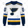 NHL St. Louis Blues Custom Name Number White 2022 Away Jersey Sweatshirt