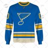 NHL St. Louis Blues Custom Name Number 2022 Alternate Jersey Sweatshirt