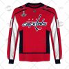 NHL Washington Capitals Custom Name Number Red 2022 Home Jersey Sweatshirt