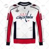 NHL Washington Capitals Custom Name Number White 2022 Away Jersey Sweatshirt