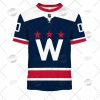 NHL Washington Capitals Custom Name Number Navy 2022 Alternate Jersey T-Shirt