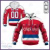 NHL Washington Capitals Custom Name Number 2020 Alternate Jersey Pullover Hoodie