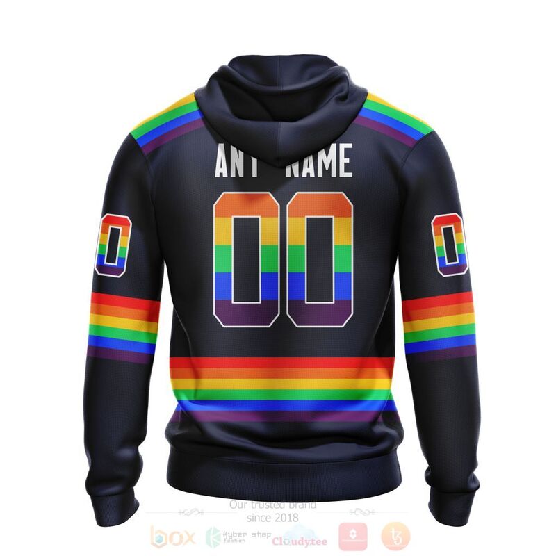 NHL Florida Panthers Custom Name Number LGBT Pride Jersey Pullover Hoodie