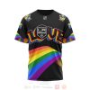 NHL Los Angeles Kings Custom Name Number Love LGBT Pride T-Shirt
