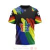NHL Toronto Maple Leafs Custom Name Number LGBT Pride Grunge T-Shirt