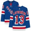 New York Rangers Alexis Lafreniere Blue Adidas NHL Authentic Jersey