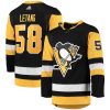 Pittsburgh Penguins Kris Letang Black Home Adidas NHL Authentic Jersey