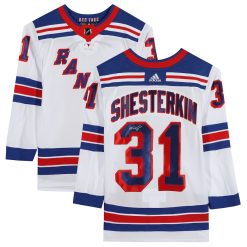 New York Rangers Igor Shesterkin White Adidas NHL Authentic Jersey
