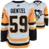 Pittsburgh Penguins Jake Guentzel White Adidas NHL Authentic Jersey