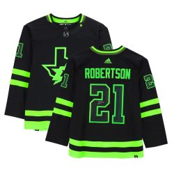 Dallas Stars Jason Robertson Black Alternate Adidas NHL Authentic Jersey