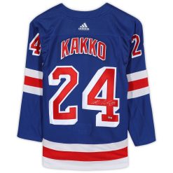 New York Rangers Kaapo Kakko Blue Adidas NHL Authentic Jersey - Image 2