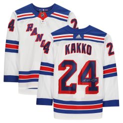 New York Rangers Kaapo Kakko White Adidas NHL Authentic Jersey