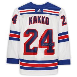 New York Rangers Kaapo Kakko White Adidas NHL Authentic Jersey - Image 2