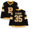 Boston Bruins Linus Ullmark Black Alternate Adidas NHL Authentic Jersey