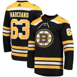 Boston Bruins Brad Marchand Black Home Adidas NHL Authentic Jersey