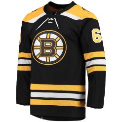 Alternative view of Boston Bruins Brad Marchand Black Home Adidas NHL Authentic Jersey