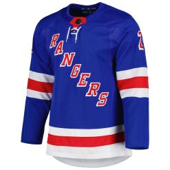 New York Rangers Chris Kreider Blue Home Adidas NHL Authentic Jersey - Image 2