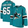 San Jose Sharks Erik Karlsson Teal Home Adidas NHL Authentic Jersey