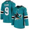 San Jose Sharks Evander Kane Teal Home Adidas NHL Authentic Jersey
