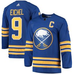 Buffalo Sabres Jack Eichel Royal Home Adidas NHL Authentic Jersey