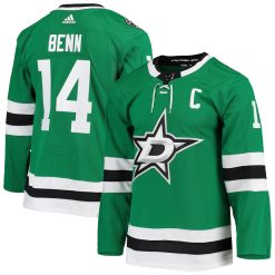 Dallas Stars Jamie Benn Kelly Green Home Adidas NHL Authentic Jersey
