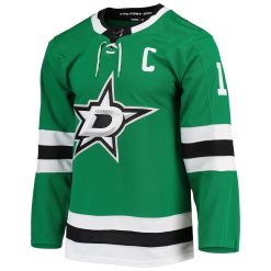 Dallas Stars Jamie Benn Kelly Green Home Adidas NHL Authentic Jersey - Image 2