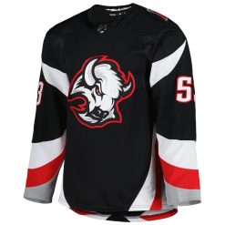 Alternative view of Buffalo Sabres Jeff Skinner Black Alternate Adidas NHL Authentic Jersey