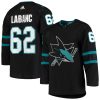 San Jose Sharks Kevin Labanc Black Alternate Adidas NHL Authentic Jersey