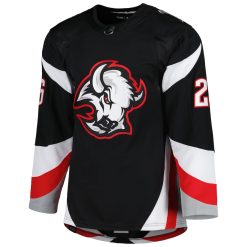 Alternative view of Buffalo Sabres Rasmus Dahlin Black Alternate Adidas NHL Authentic Jersey