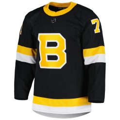 Alternative view of Boston Bruins Taylor Hall Black Alternate Adidas NHL Authentic Jersey