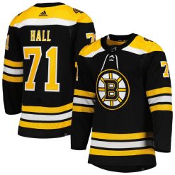 Boston Bruins Taylor Hall Black Home Adidas NHL Authentic Jersey