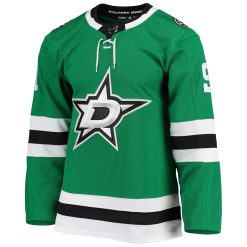 Alternative view of Dallas Stars Tyler Seguin Kelly Green Home Adidas NHL Authentic Jersey