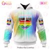 NHL Los Angeles Kings Custom Name Number LGBT Pride Month Zip Up Hoodie