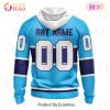 NHL Montreal Canadiens Custom Name Number Blue 2022 Reverse Retro Jersey Sweatshirt