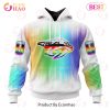 NHL Nashville Predators Custom Name Number LGBT Pride Month Pullover Hoodie