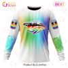 NHL Nashville Predators Custom Name Number LGBT Pride Month Sweatshirt