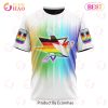 NHL San Jose Sharks Custom Name Number LGBT Pride Month T-Shirt