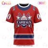 NHL Washington Capitals Custom Name Number Special Reverse Retro Redesign Jersey T-Shirt