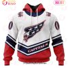 NHL Washington Capitals Custom Name Number Specialized Retro Concepts Jersey Pullover Hoodie