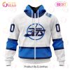 NHL Winnipeg Jets Custom Name Number 2022 Reverse Retro Jersey Zip Up Hoodie