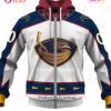 NHL Winnipeg Jets Custom Name Number Atlanta Thrashers 1999 Vintage Home Jersey Zip Up Hoodie